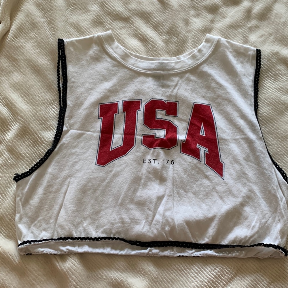 USA Crop Top